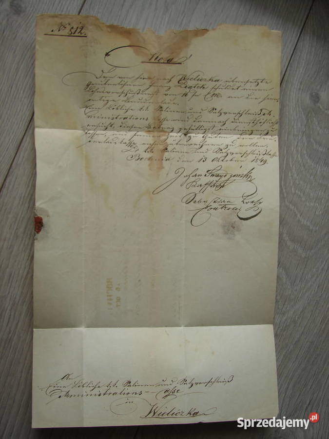Bochnia Wieliczka 1849 kopalnia soli Salin Warszawa