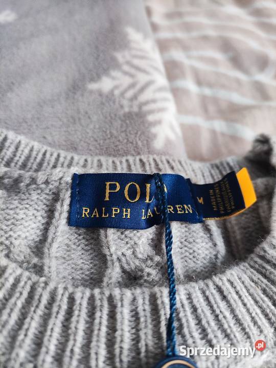 Sweter szary Ralph Lauren Lublin