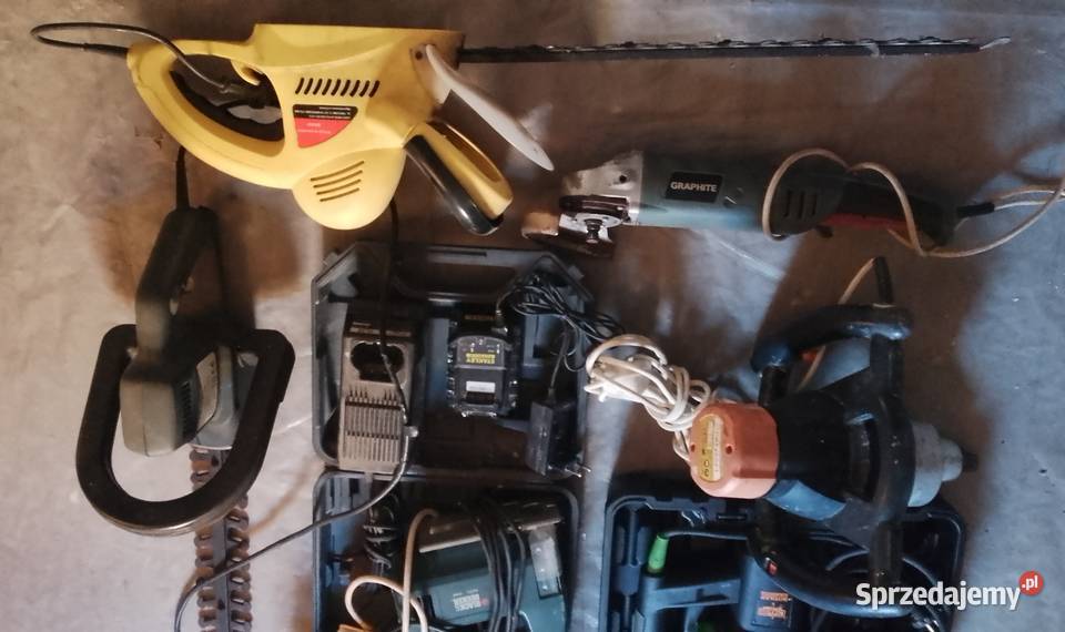 Zestaw elektronarzędzi podlaskie Augustów sprzedam