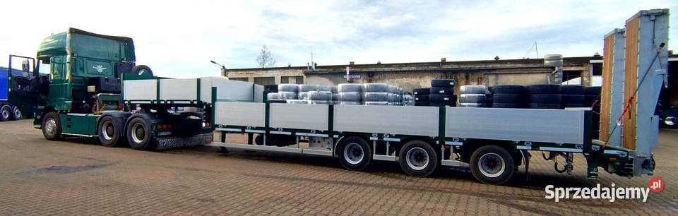 Naczepa 3 osiowa niskopodwoziowa burtowa nowa Niskopodłogowe wielkopolskie Poznań