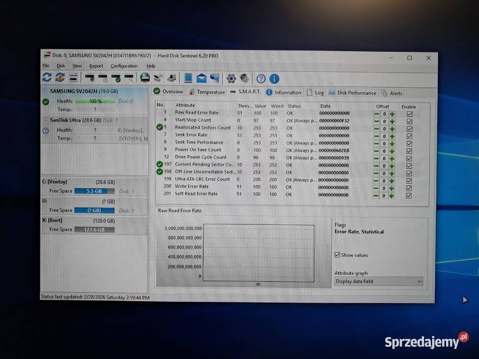 Dysk twardy Samsung SV2042H 20GB IDE ATA66 Retro Dyski Kraków