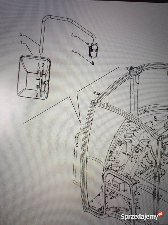 5091914 Lusterko wsteczne Ciągnik Holland Pozostałe lubuskie Sulechów