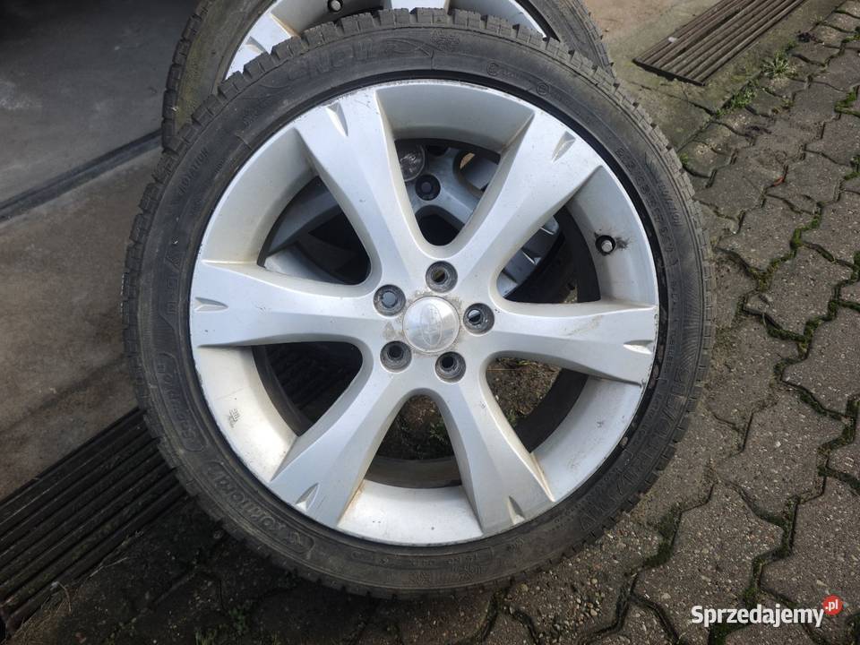 Koła Subaru 5x110 opony zimowe 21545 r17 91V warmińsko-mazurskie Ełk sprzedam