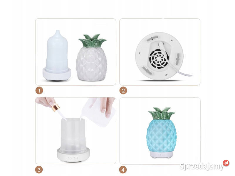 Nawilżacz powietrza ananas dyfuzor zapachowy Mikołów