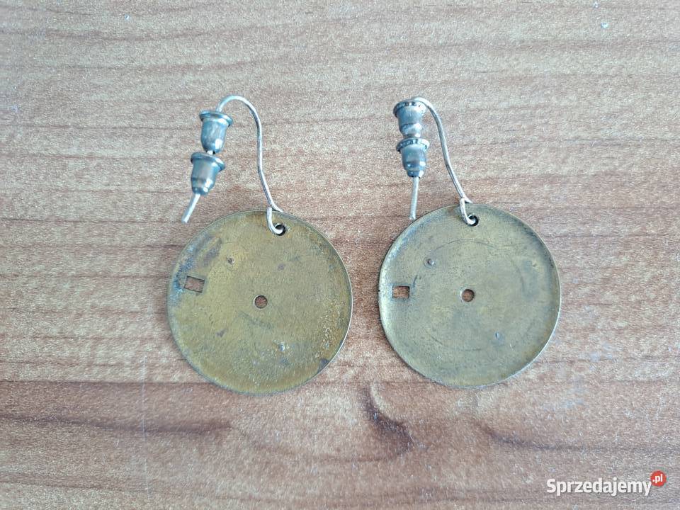 Kolczyki tarcze zegarka tarcza zegarka wostok Warszawa