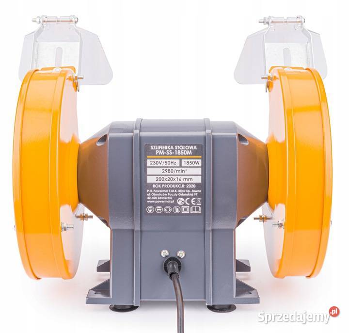 SZLIFIERKA STOŁOWA 1850W 2x KAMIEŃ TARCZA 200mm Elektryczne Katowice