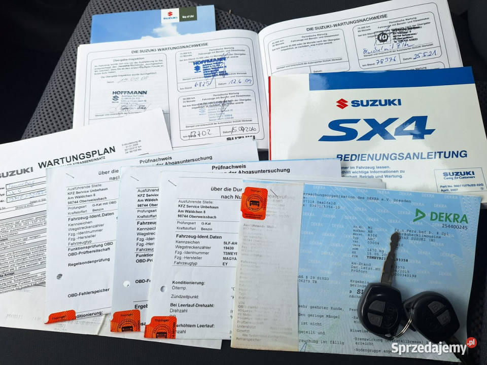 Suzuki SX4 4x4 16benzyna ŁADNE I 20062013 warmińsko-mazurskie Olsztyn sprzedam