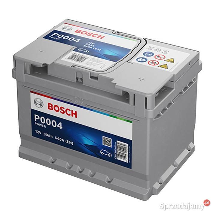 Akumulator Bosch 60Ah 540A EN P0004 PRAWY PLUS sprzedam