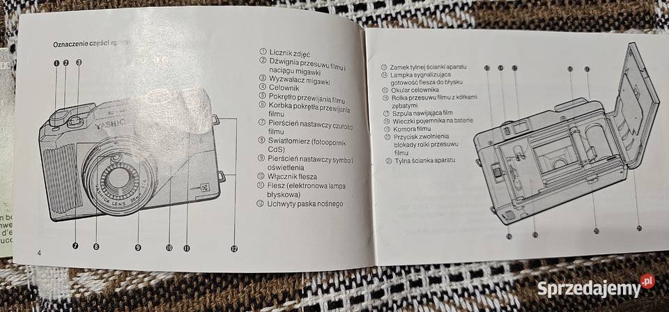 Aparat fotograficzny Yashica MF3 super analogowy małopolskie Kraków