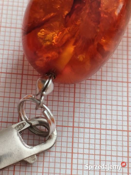 Naszyjnik Bursztyn Vintage oliwki Białystok