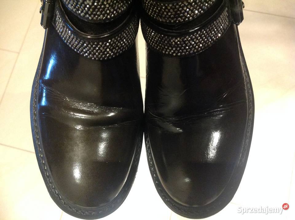 Botki Buty Skórzane Damskie ELVIO ZANON r 37 Nowa Sól