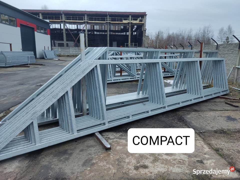 Brama przesuwna stelażrama 6mx142m COMPACT ocynk wielkopolskie Kalisz
