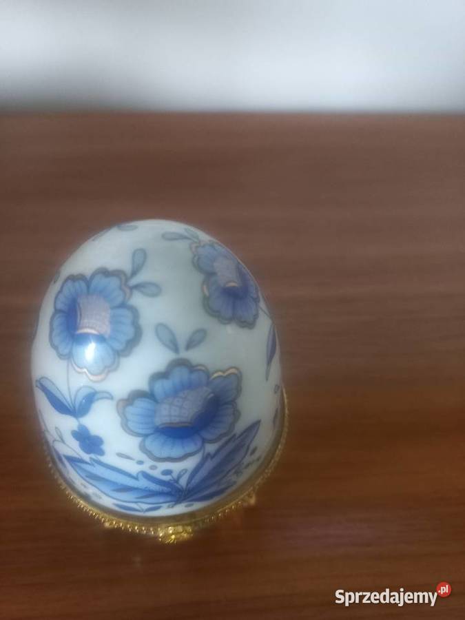 Porcelanowe jajko szkatułka Szkatułki i pudełeczka Toruń