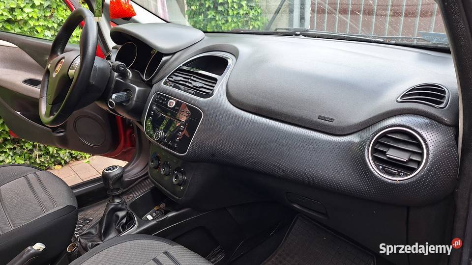 Piękny fiat punto evo 5 drzwi Bordowy 14 Katowice
