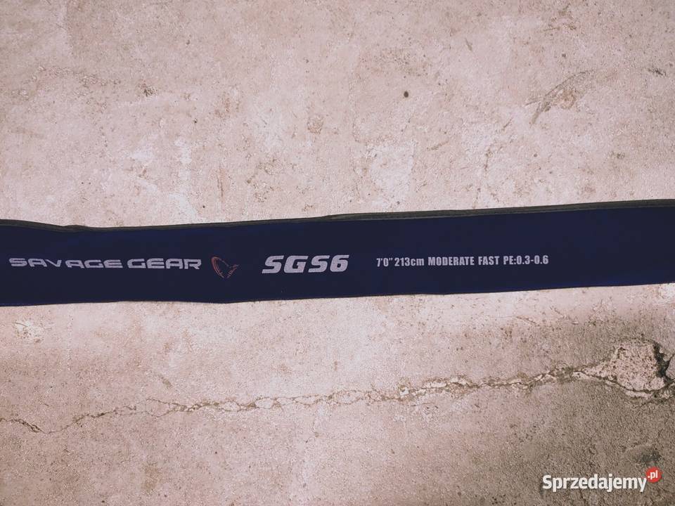 Wędka sevage gearl sgs6 213 8g moderate fast Wędkarstwo Miłkowice