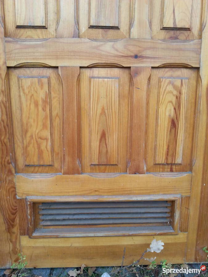 Drzwi drewniane 70 80 łazienkowe Budownictwo i akcesoria śląskie Sosnowiec