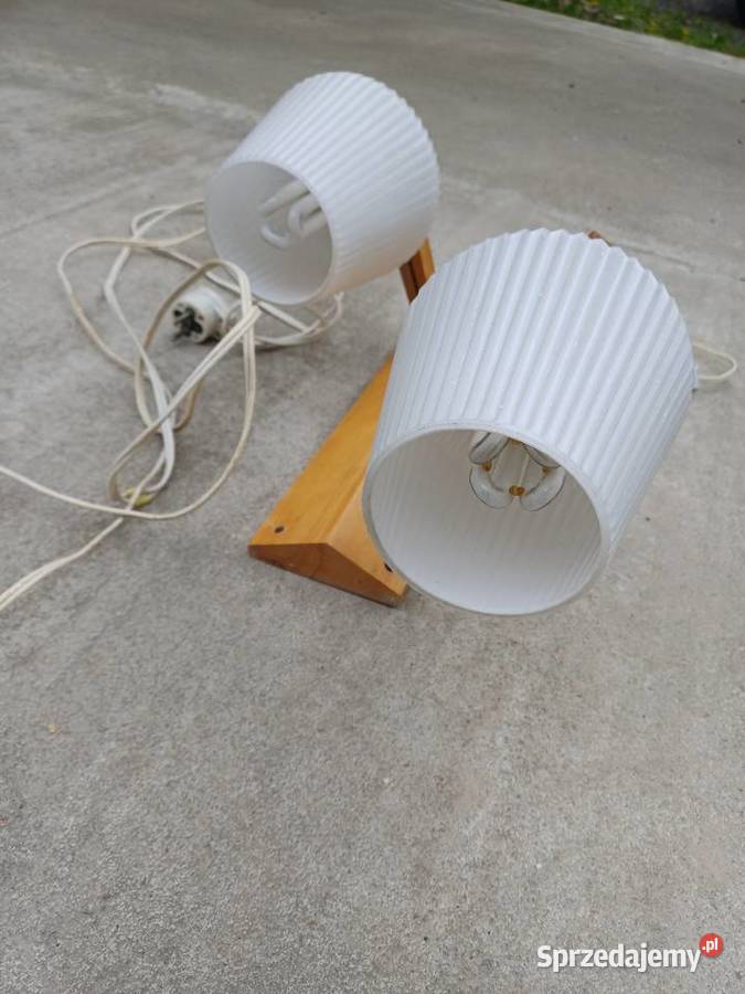 Retro kinkiet Devo Humpolec z 70 lat Lubań