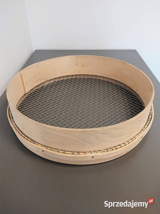 Sito drewniane 40 cm Oczka siatki 10mm