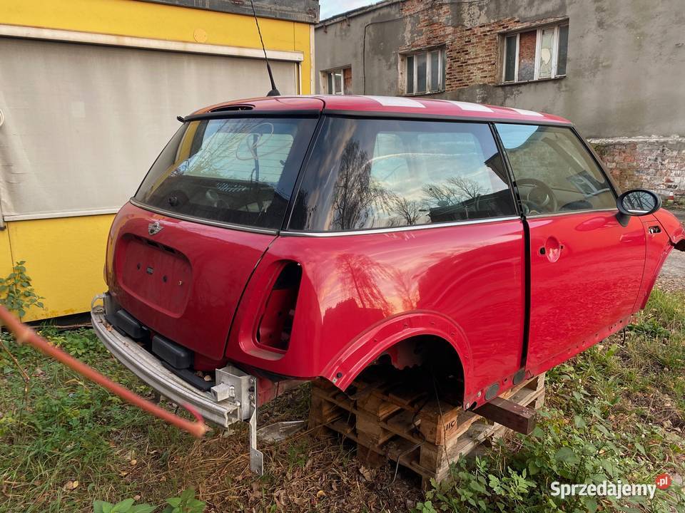 Karoseria Mini Cooper R50 czerwona kompletna śląskie Sosnowiec sprzedam