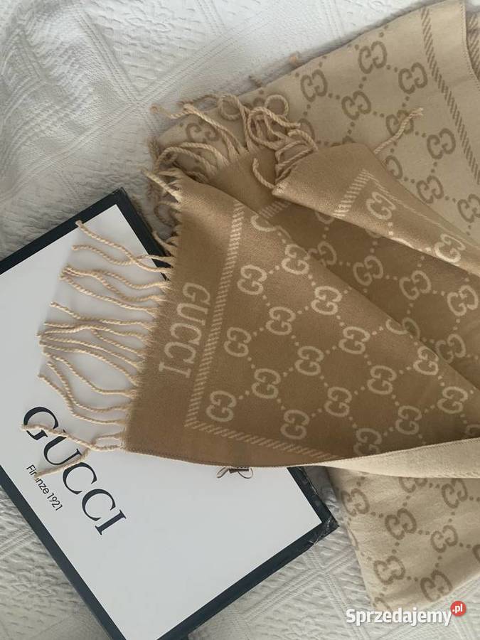 Wełniany szal Gucci Dla kobiet Gdynia