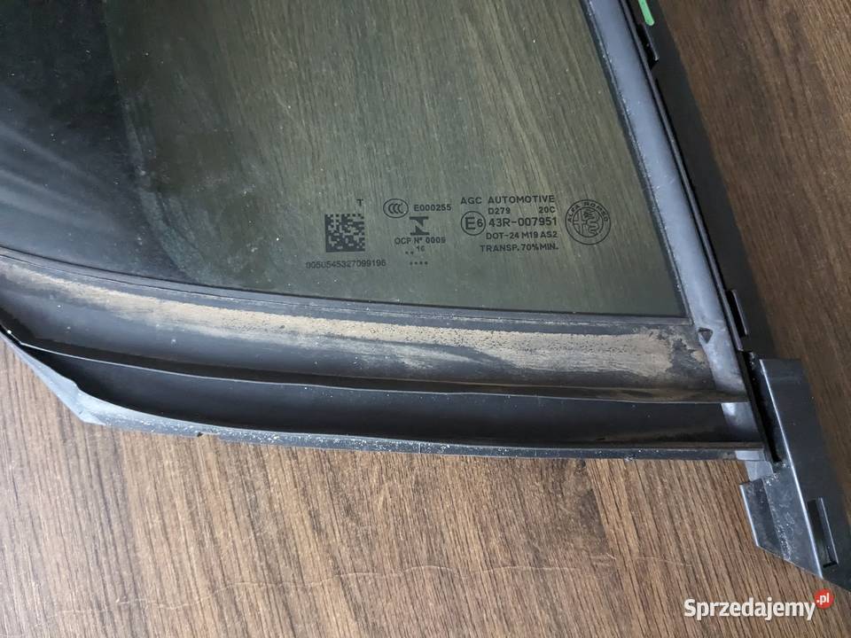 Szyba trójkąt drzwi tylna PRAWA Alfa Giulia Wrocław