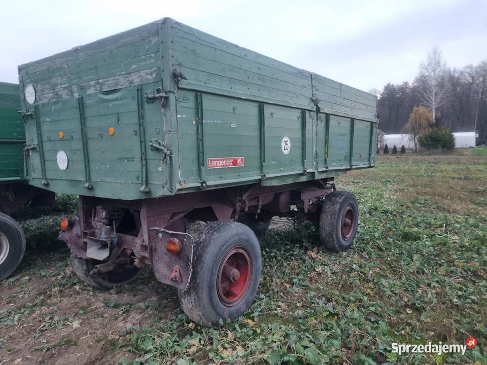 Przyczepa Langendorf niemka 16ton 2 sztuki uszkodzony Sokołów Podlaski