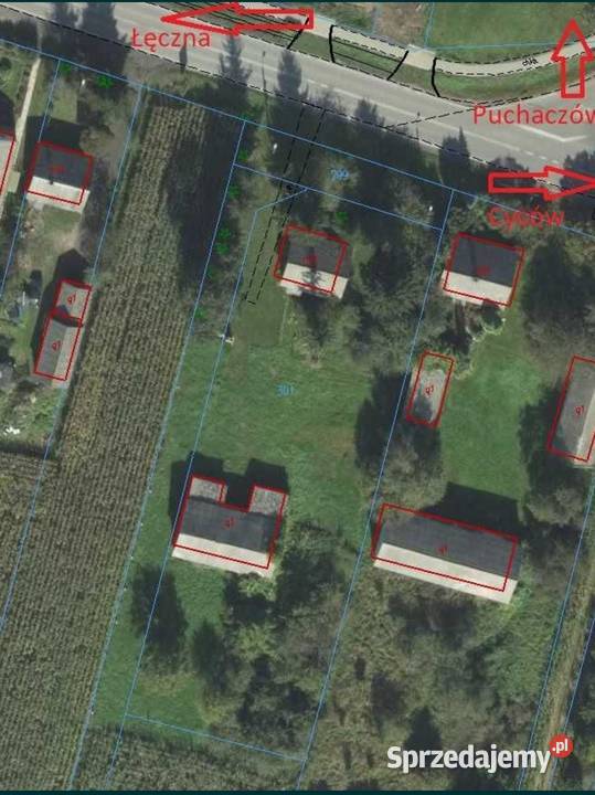 Siedlisko działka 21a Puchaczów Stara Wieś Łęczna sprzedam