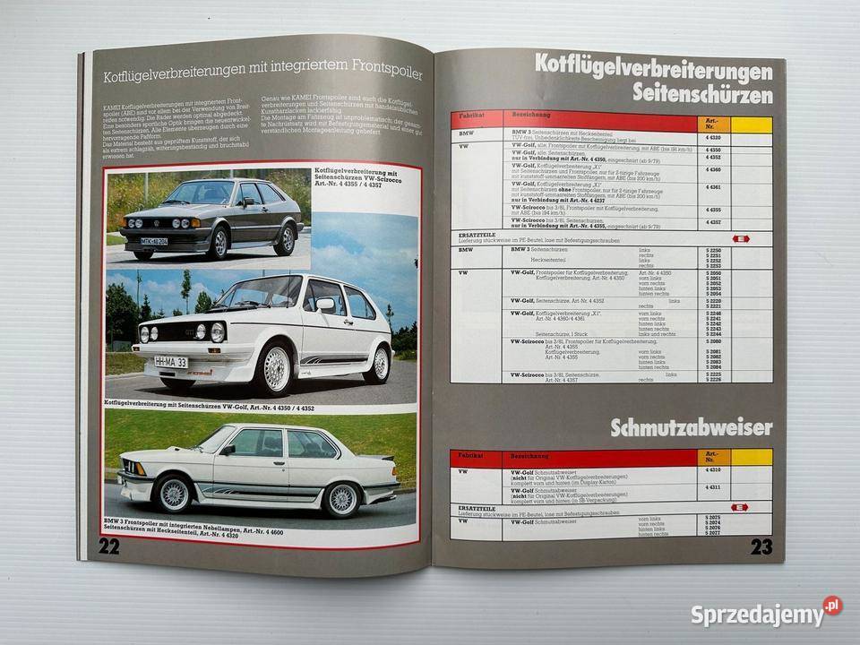 Pakiet kamei x1 golf mk1 cabrio pomorskie Bytów