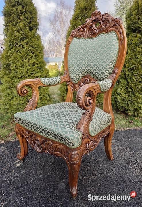 Fotel z drugiej połowy XIX wieku 9294 Meble Szczecin