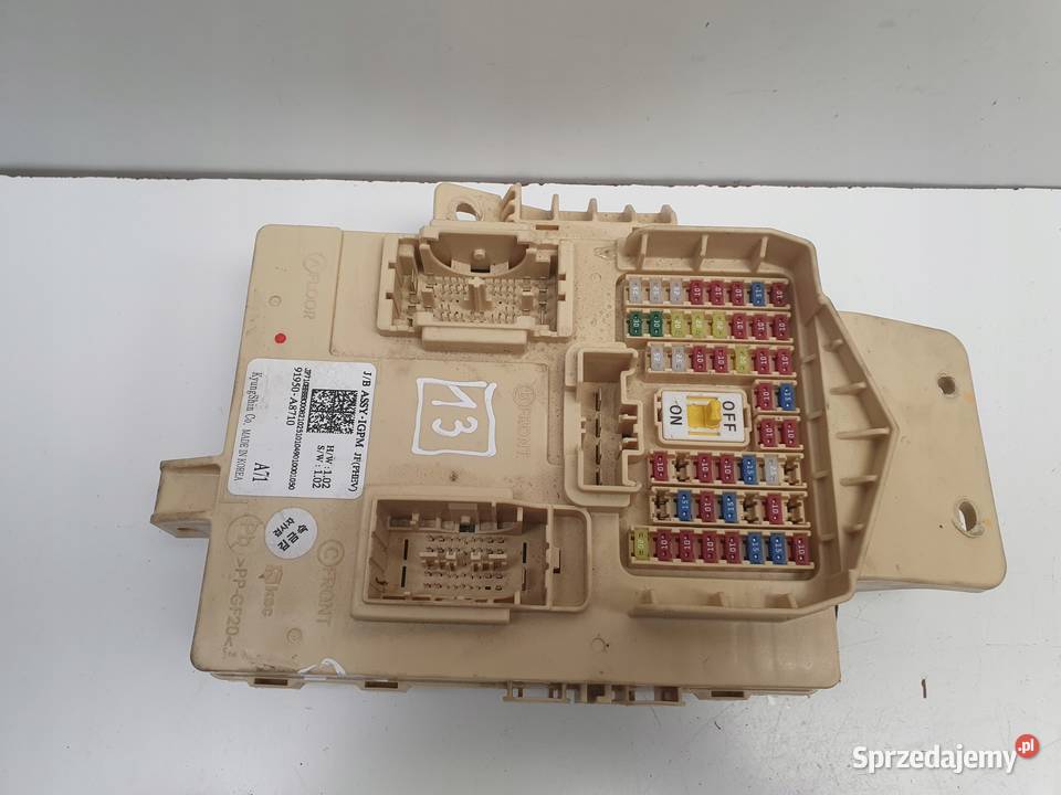 Kia Optima IV SKRZYNKA BEZPIECZNIKÓW Moduł Rudka