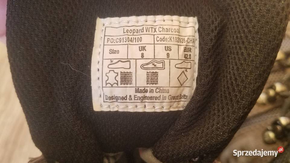 Buty KARRIMOR Leopard WTX 4243 273 Skóra 27.3cm Białystok