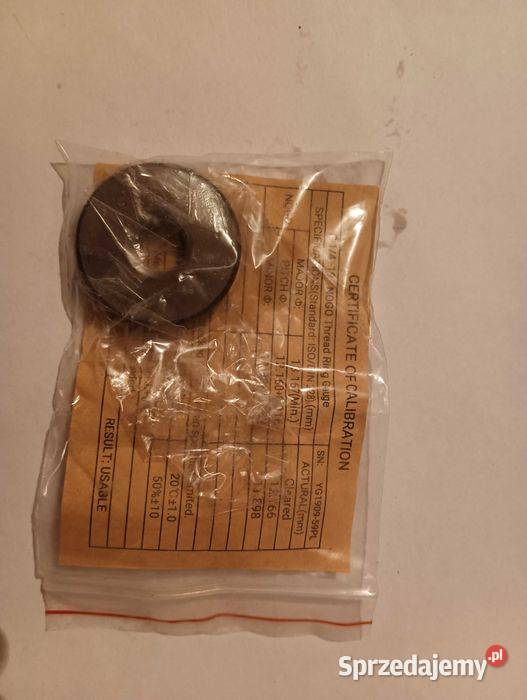 Sprawdziany do gwintów Brzostowa Góra sprzedam