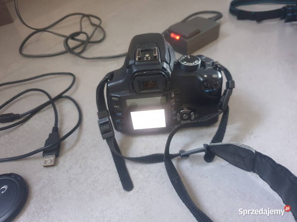Canon d350 lustrzanka 3 baterie Leżajsk