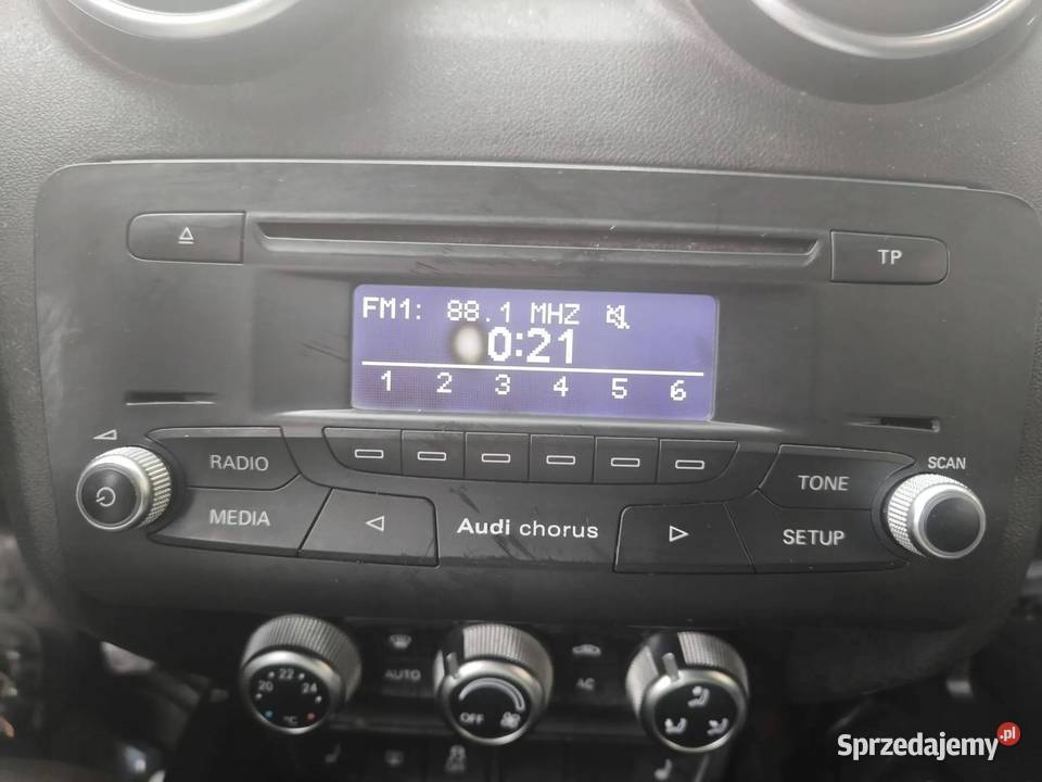 RADIO AUDI CHORUS AUDI A1 8X 8X0035160A 2 osobowe śląskie Przystajń