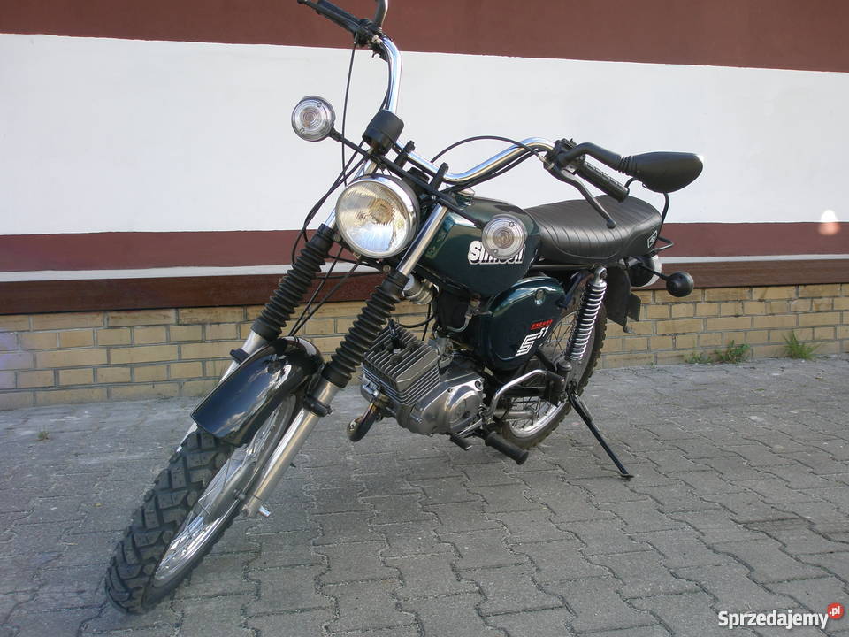 Simson s51 80ccm honda ogar romet yamaha zielony Tomaszów Lubelski sprzedam