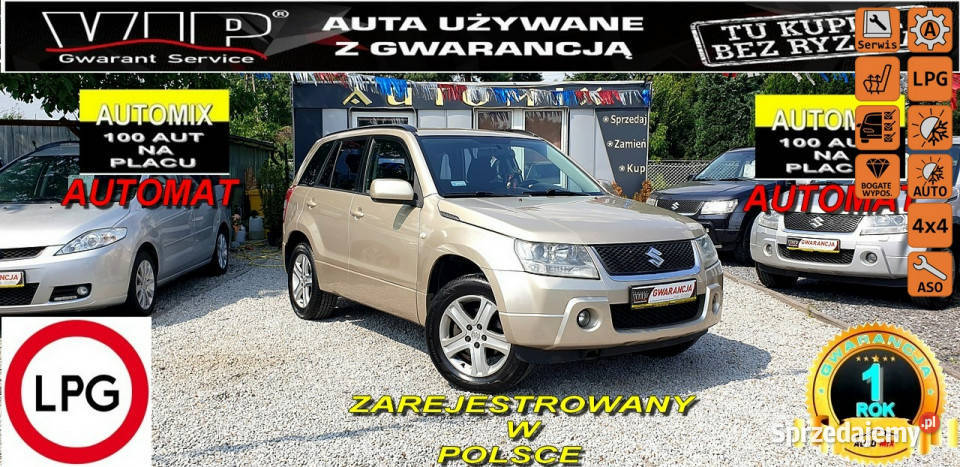 Suzuki Grand Vitara SPRZEDANY LPGAUTOMAT 4x4