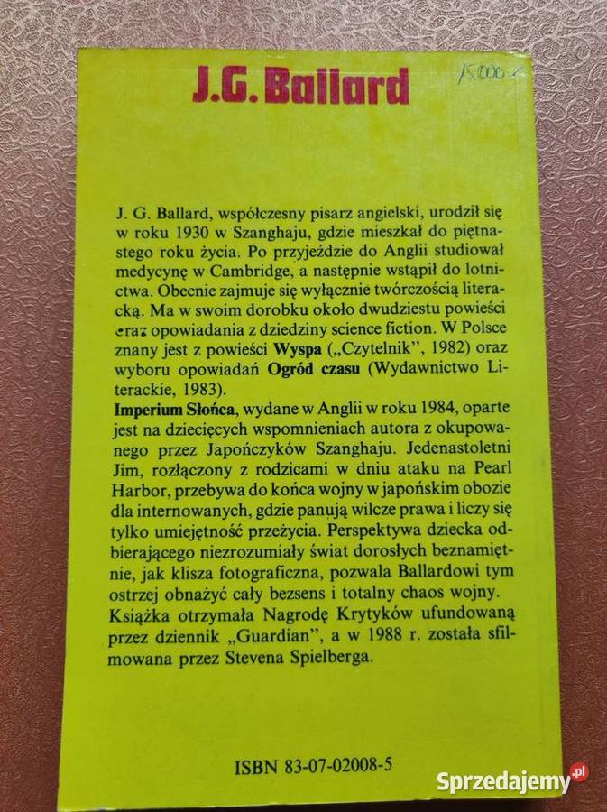 Imperium Słońca JG Ballard świętokrzyskie Kielce