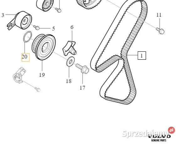 VOLVO C30 S40 V50 V40 uszczelniacz walu 16D Gadgety motoryzacyjne Bielany Wrocławskie sprzedam