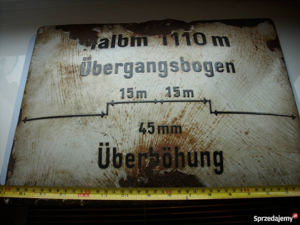 Przedwojenne laminowane niemieckie duże tablice Barlinek sprzedam