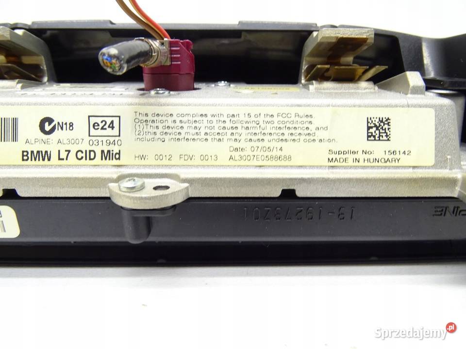 WYŚWIETLACZ NAVI NAVIGACJI PANEL 9292247 BMW F30