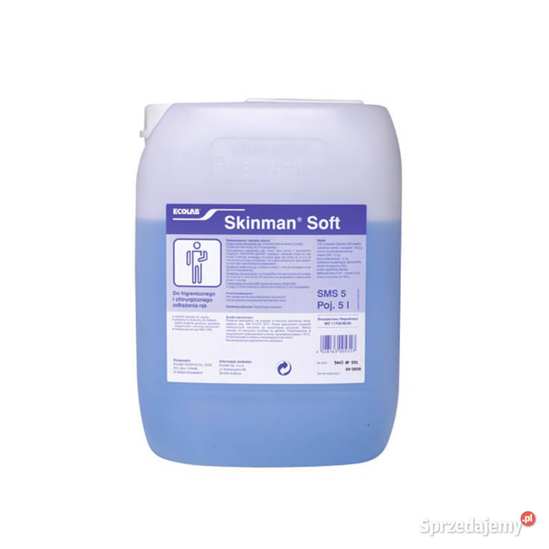 ECOLAB Skinman Soft 5L Lek dezynfekcja NIE Warszawa