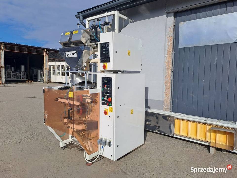 Pionowa maszyna do pakowania w woreczki ASTRO Produkcja Stary Sącz