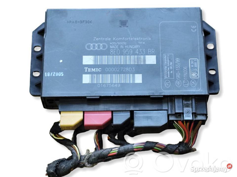 Audi A4 S4 B7 STEROWNIK MODUŁ KOMFORTU