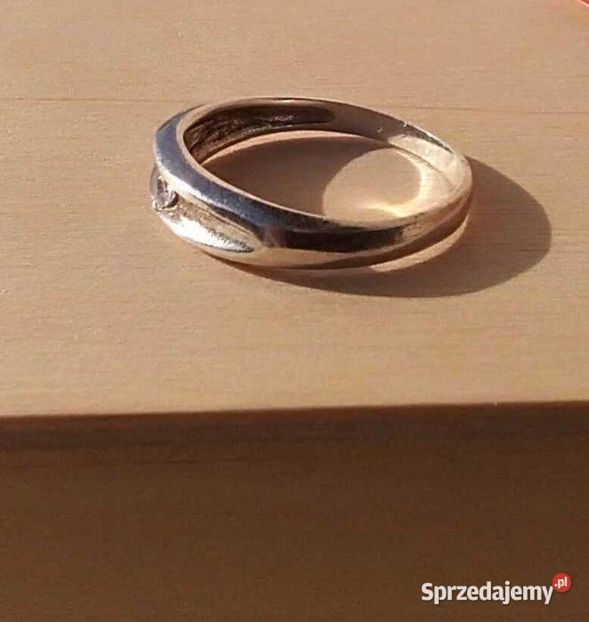 Pierścionek obrączka srebro 925 17mm Cieszyn