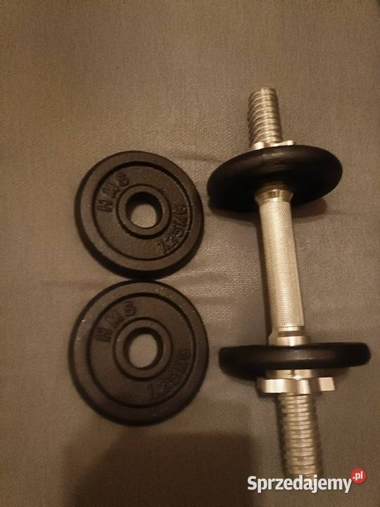 2 x Hantle żeliwne HMS 10 Sprzęt do ćwiczeń