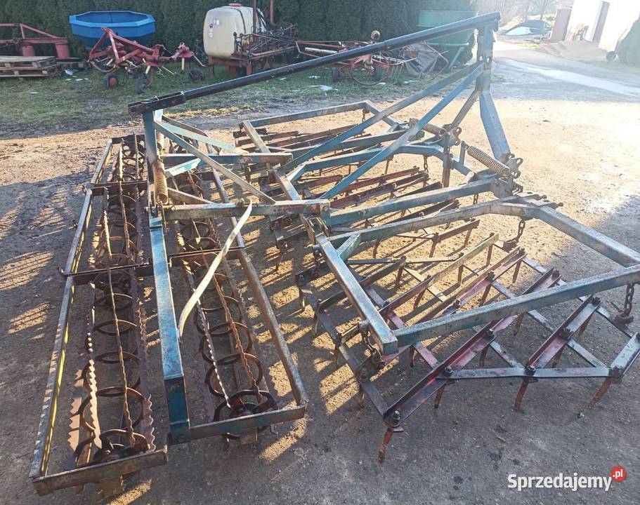 Agregat uprawowy brony ciężkie z podwójnymi małopolskie Pisarzowa