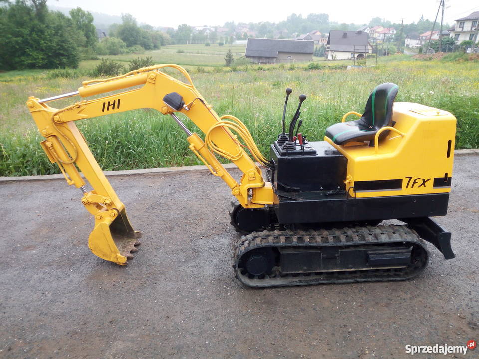 IHI minikoparka najazdy Nowy Wiśnicz