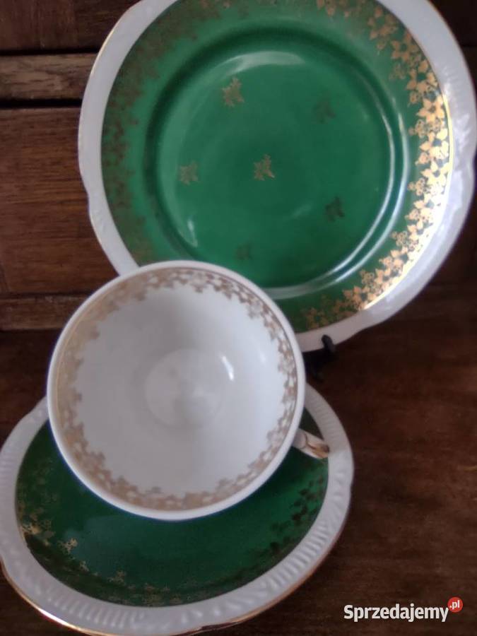 Zestaw śniadaniowy trio porcelana Chodzież Gniezno