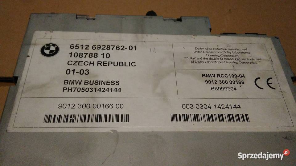 Radio bmw e46 ORYGINAŁ PHILLIPS BUSSINES MODE osobowe podkarpackie Dębica sprzedam