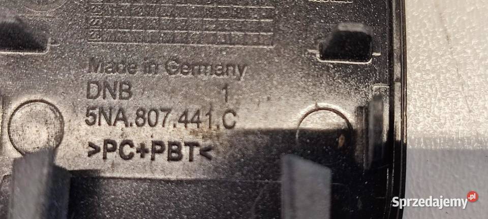 VW TIGUAN II ZAŚLEPKA HAKA TYŁ 5NA807441C osobowe